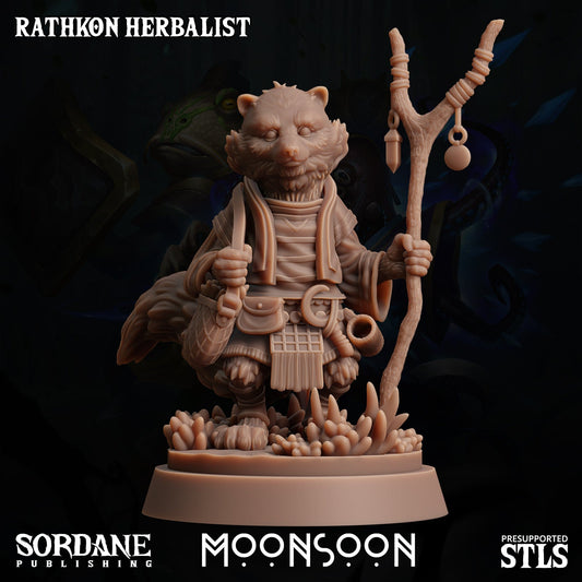 3D Printed Sordane Publishing Rathkon Herbalist 28 32mm D&D - 3D Printing Boss 