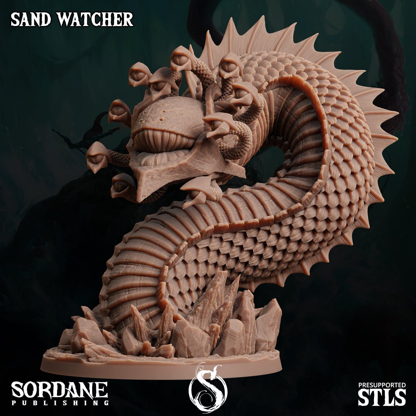3D Printed Sordane Publishing Sand Watcher 28 32mm D&D - 3D Printing Boss 
