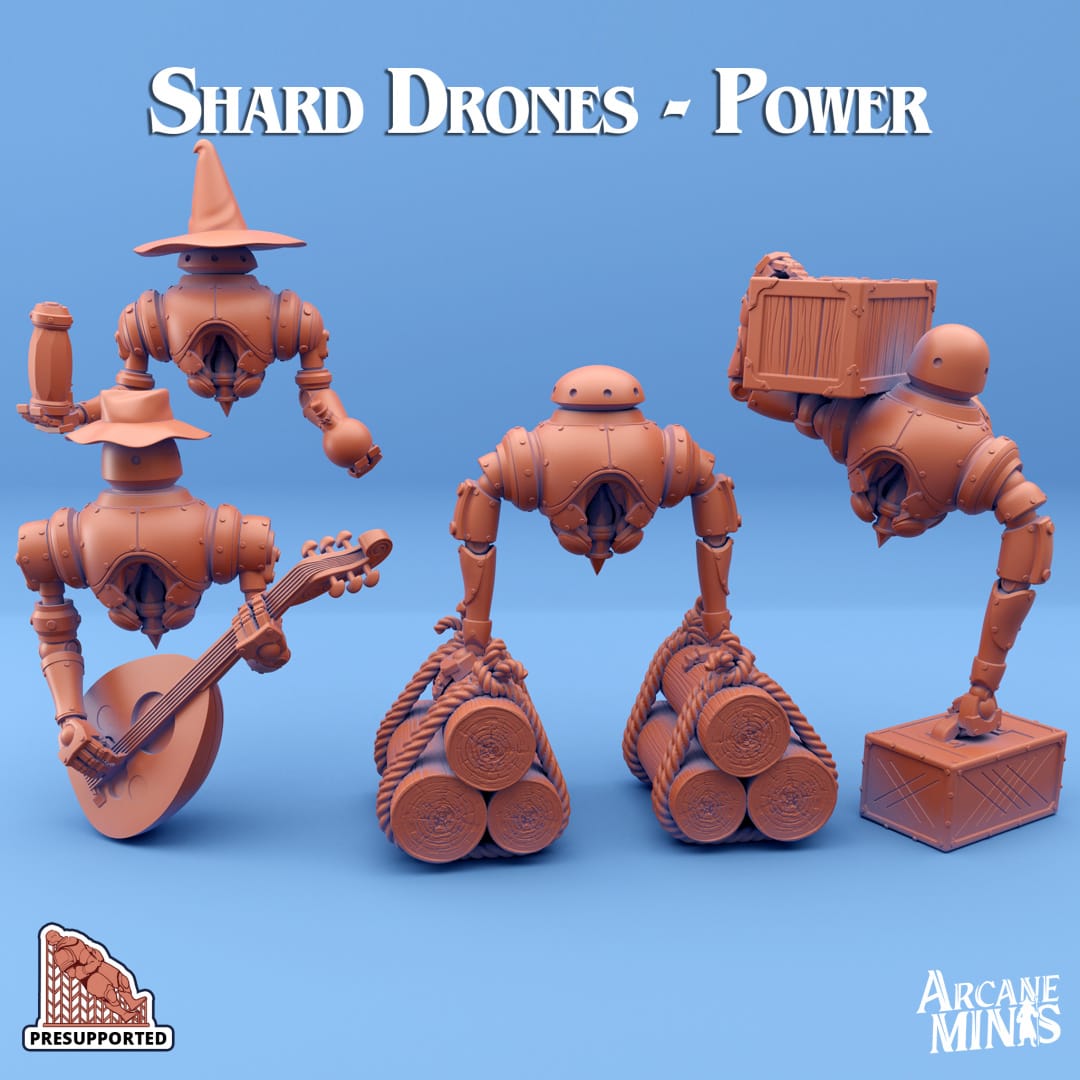 3D Printed Sordane Publishing Shard Drones 28 32mm D&D - 3D Printing Boss 