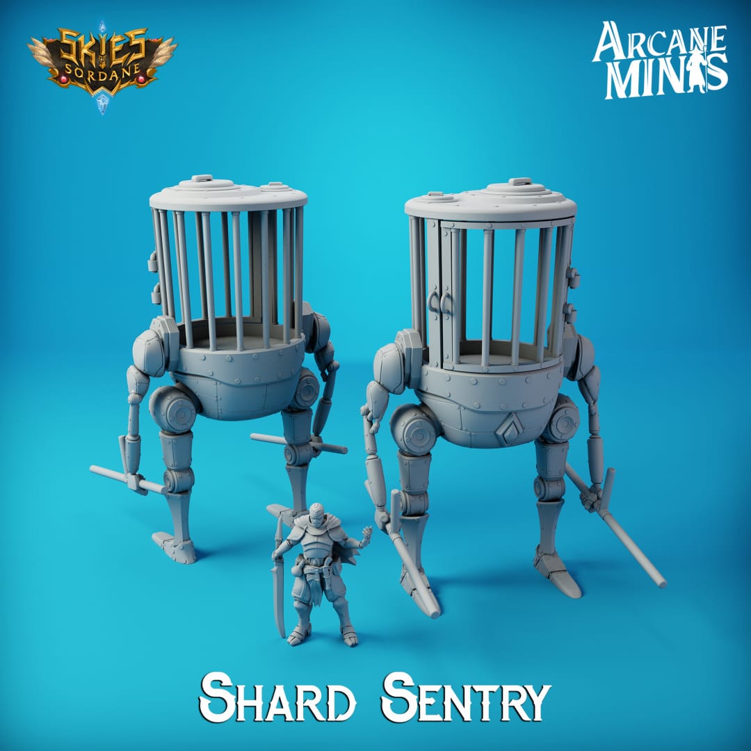 3D Printed Sordane Publishing Shard Sentry 28 32mm D&D - 3D Printing Boss 