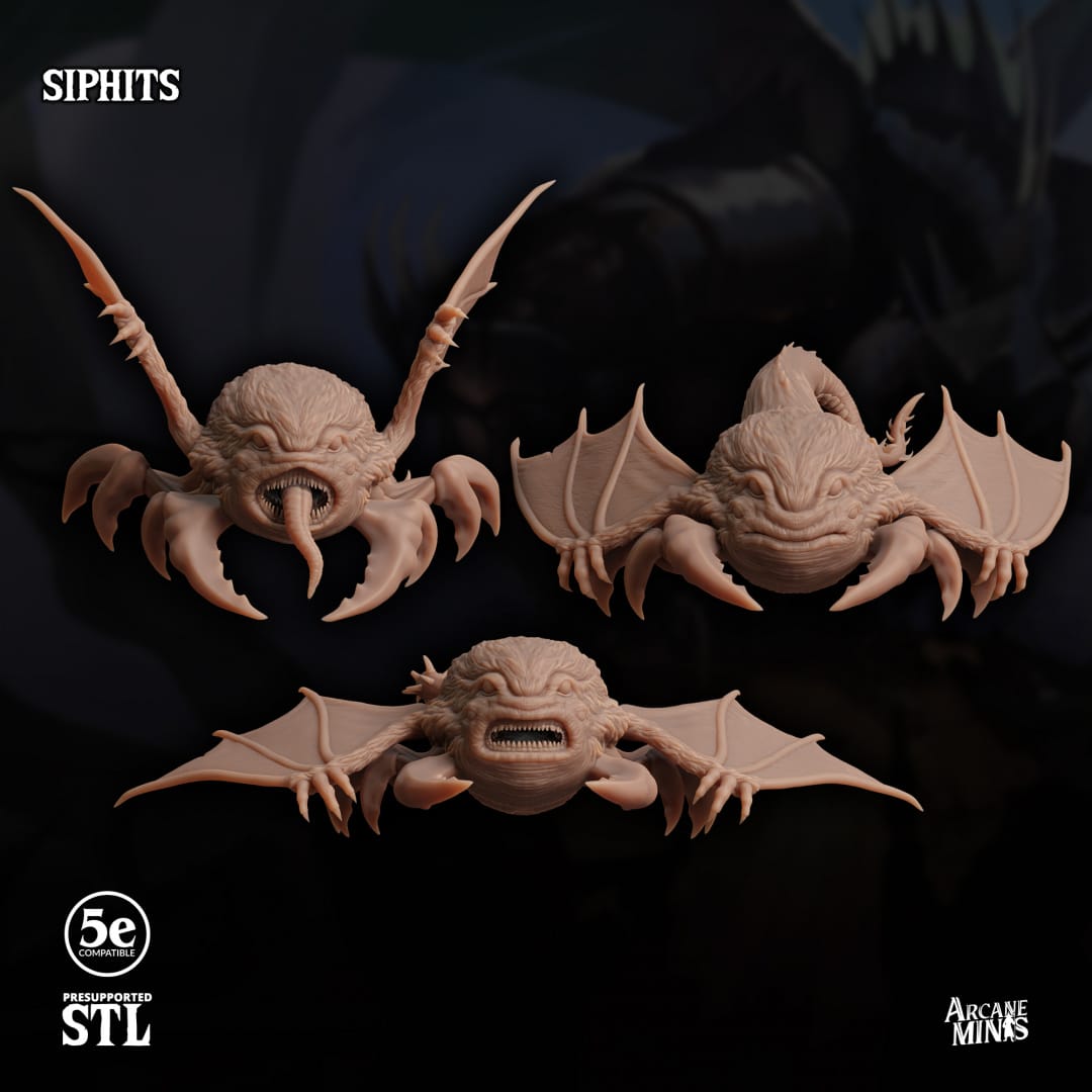 3D Printed Sordane Publishing Siphits 28 32mm D&D - 3D Printing Boss 