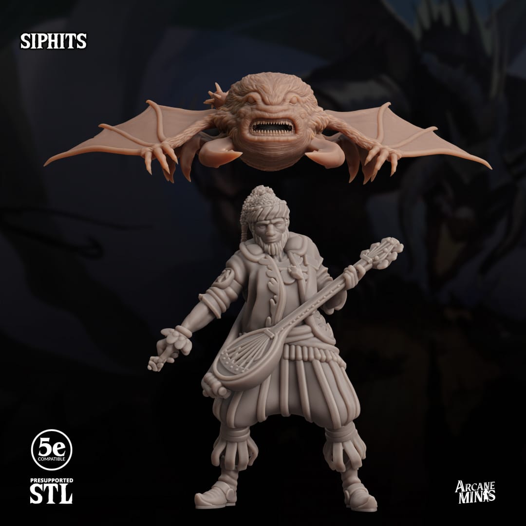3D Printed Sordane Publishing Siphits 28 32mm D&D - 3D Printing Boss 