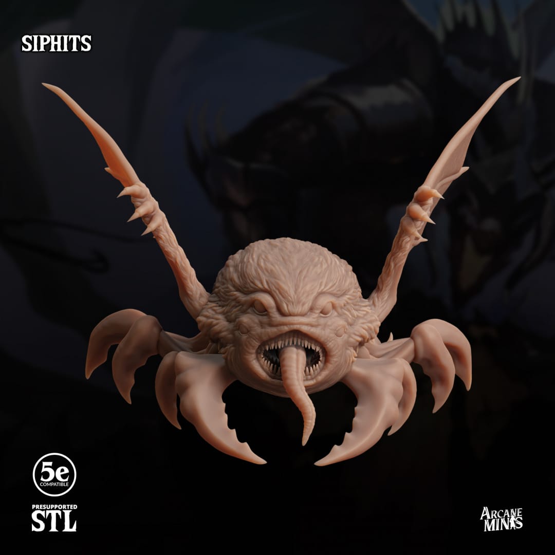 3D Printed Sordane Publishing Siphits 28 32mm D&D - 3D Printing Boss 