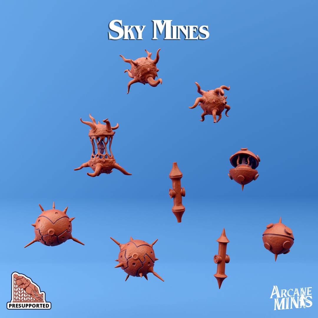 3D Printed Sordane Publishing Sky Mines 28 32mm D&D - 3D Printing Boss 