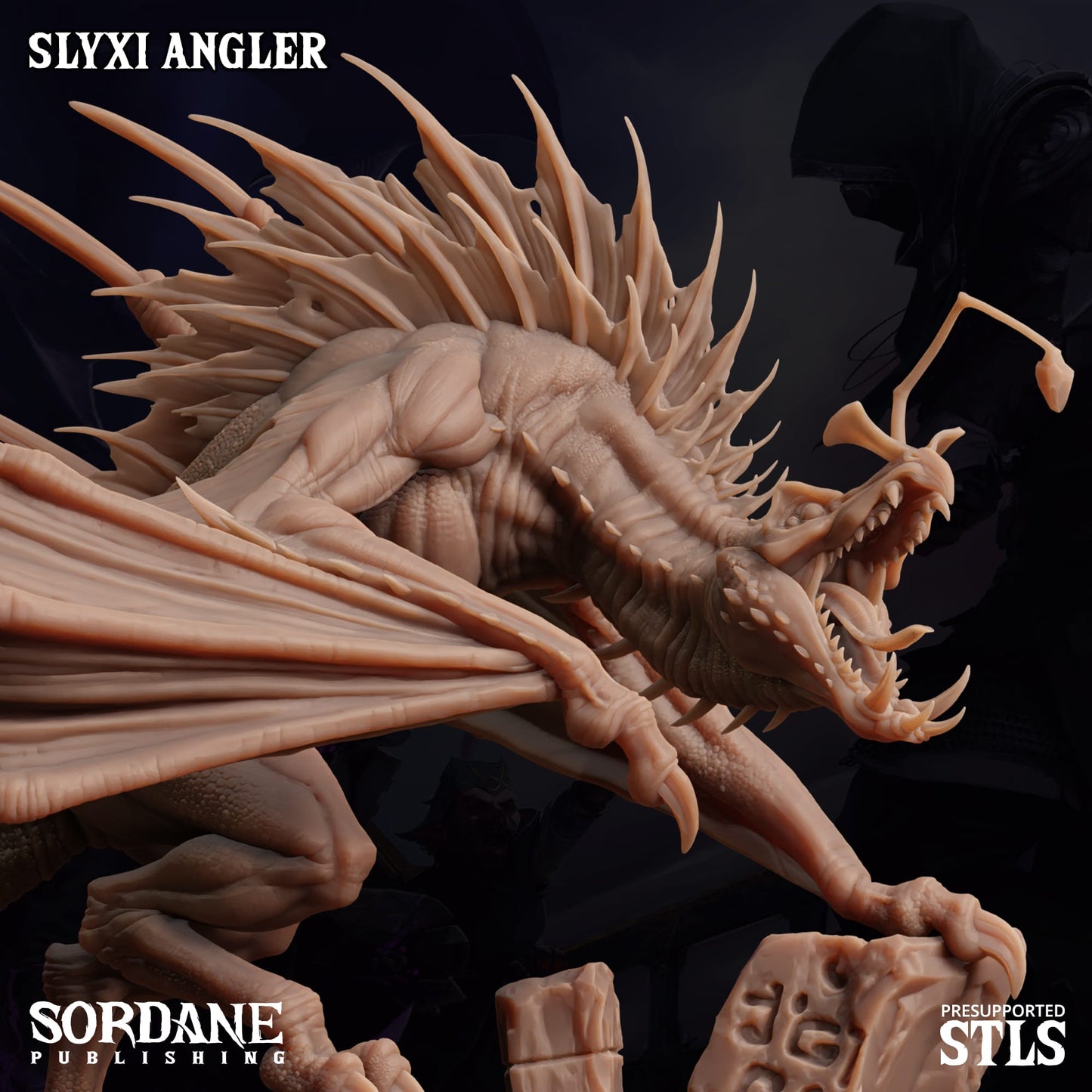 3D Printed Sordane Publishing Slyxi Angler 28 32mm D&D - 3D Printing Boss 