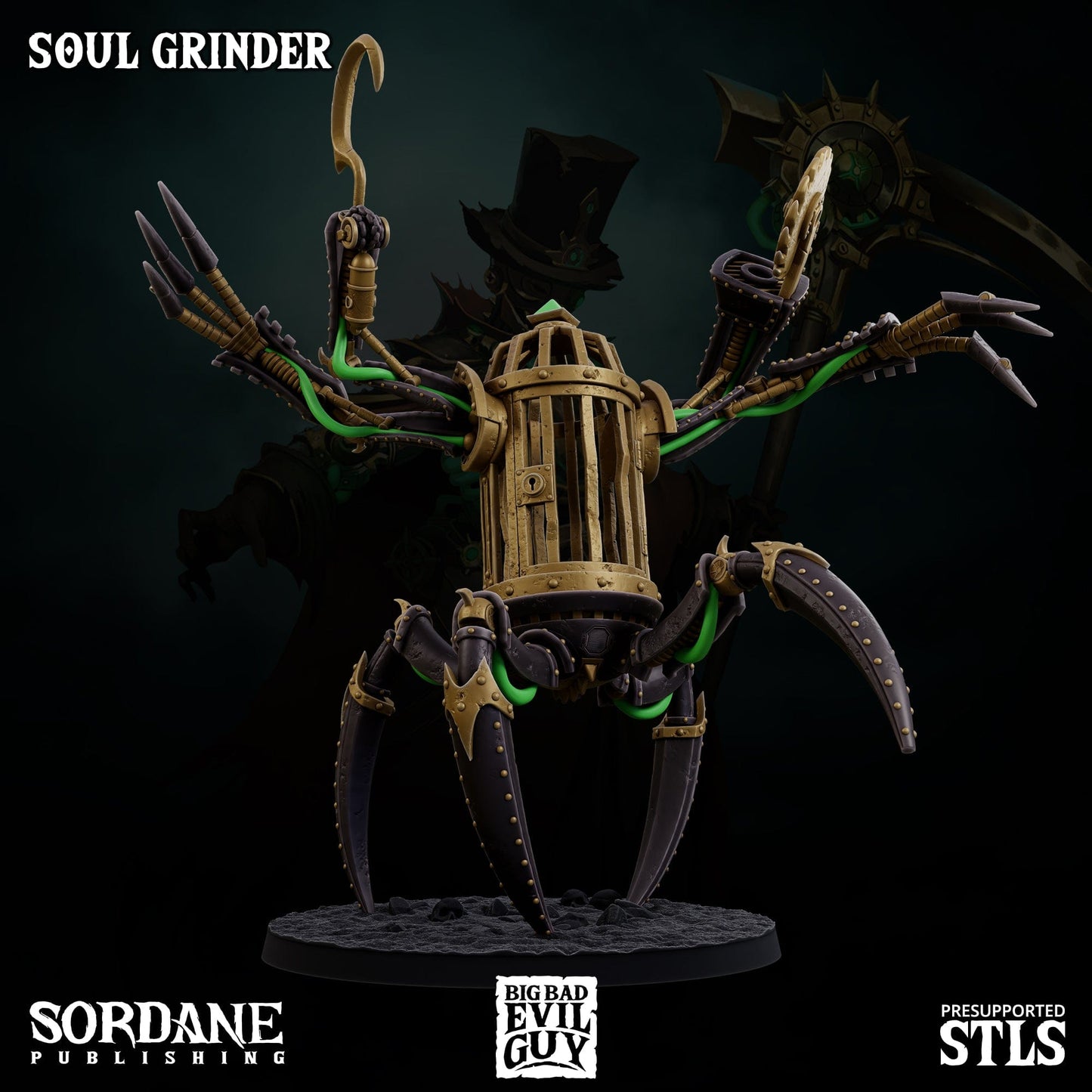 3D Printed Sordane Publishing Soul Grinder 28 32mm D&D - 3D Printing Boss 