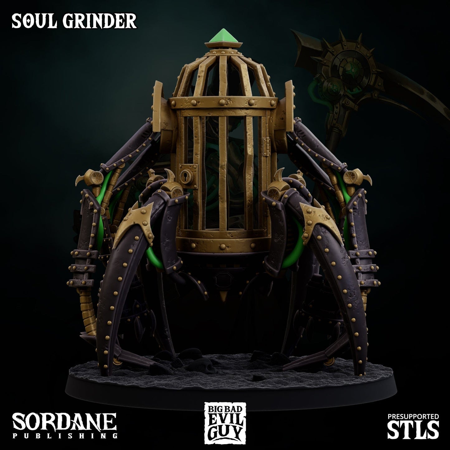3D Printed Sordane Publishing Soul Grinder 28 32mm D&D - 3D Printing Boss 