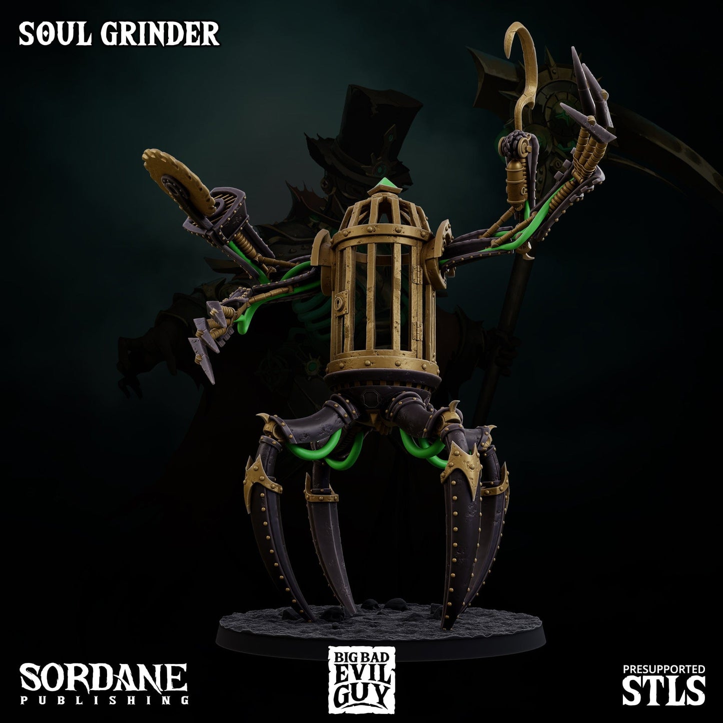 3D Printed Sordane Publishing Soul Grinder 28 32mm D&D - 3D Printing Boss 