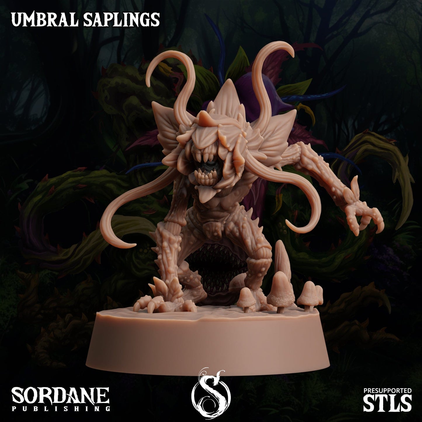 3D Printed Sordane Publishing Umbral Saplings 28 32mm D&D - 3D Printing Boss 