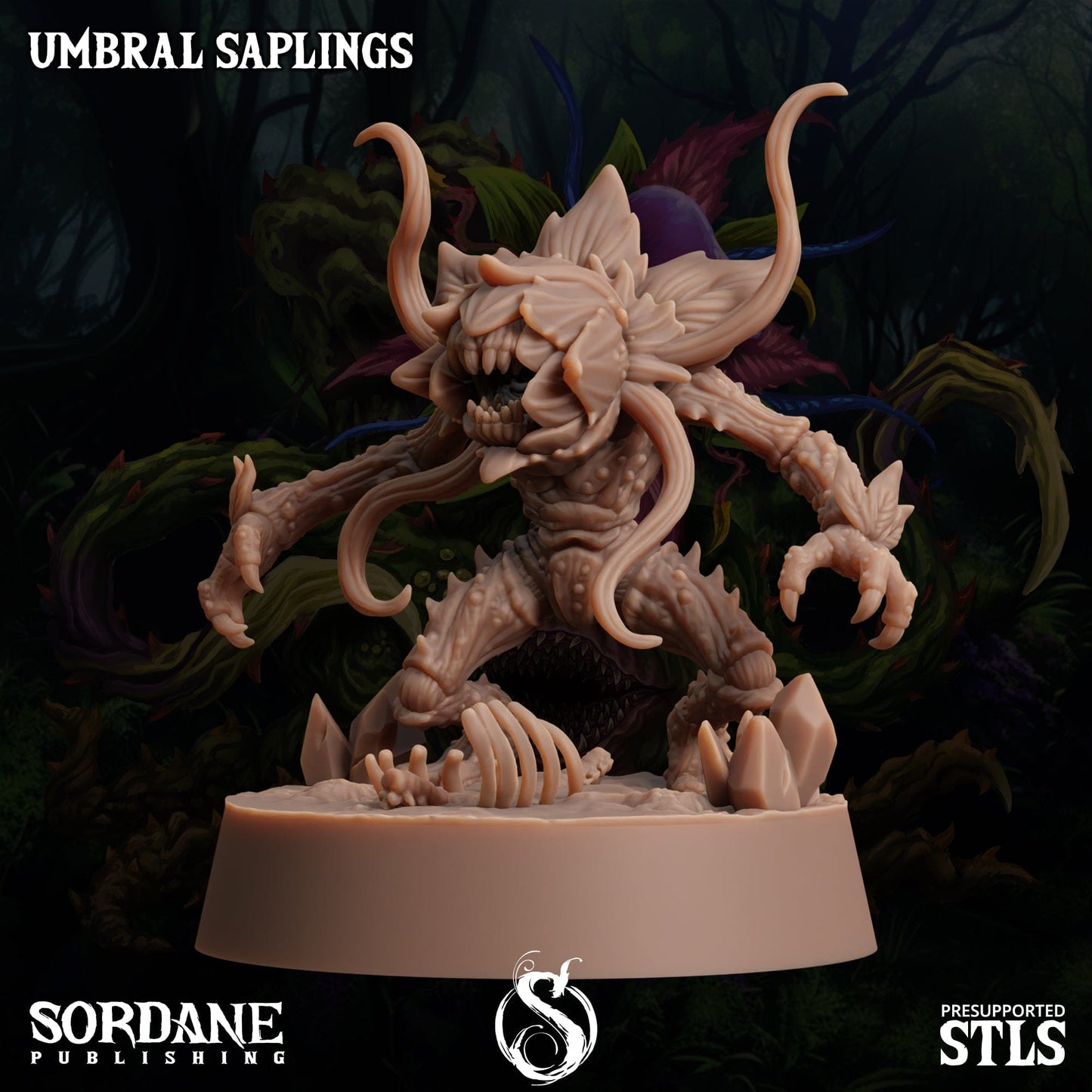 3D Printed Sordane Publishing Umbral Saplings 28 32mm D&D - 3D Printing Boss 