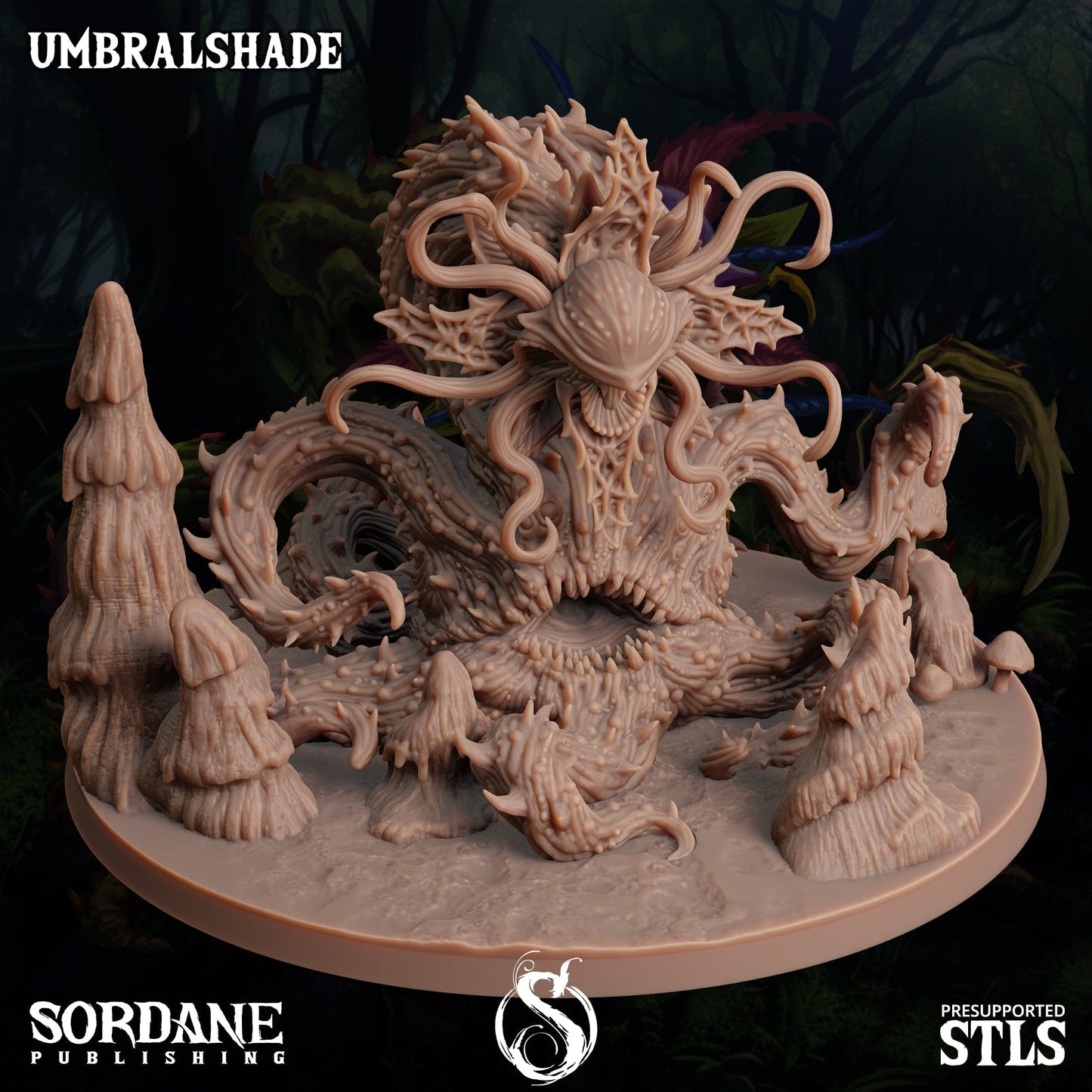 3D Printed Sordane Publishing Umbralshade 28 32mm D&D - 3D Printing Boss 