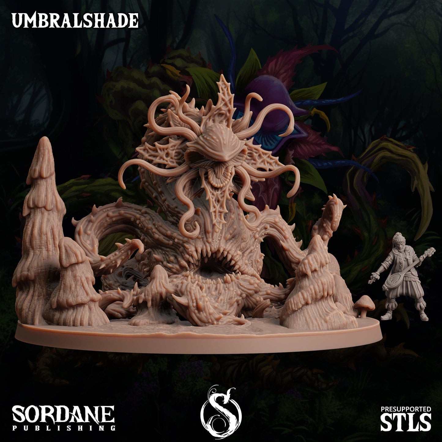 3D Printed Sordane Publishing Umbralshade 28 32mm D&D - 3D Printing Boss 