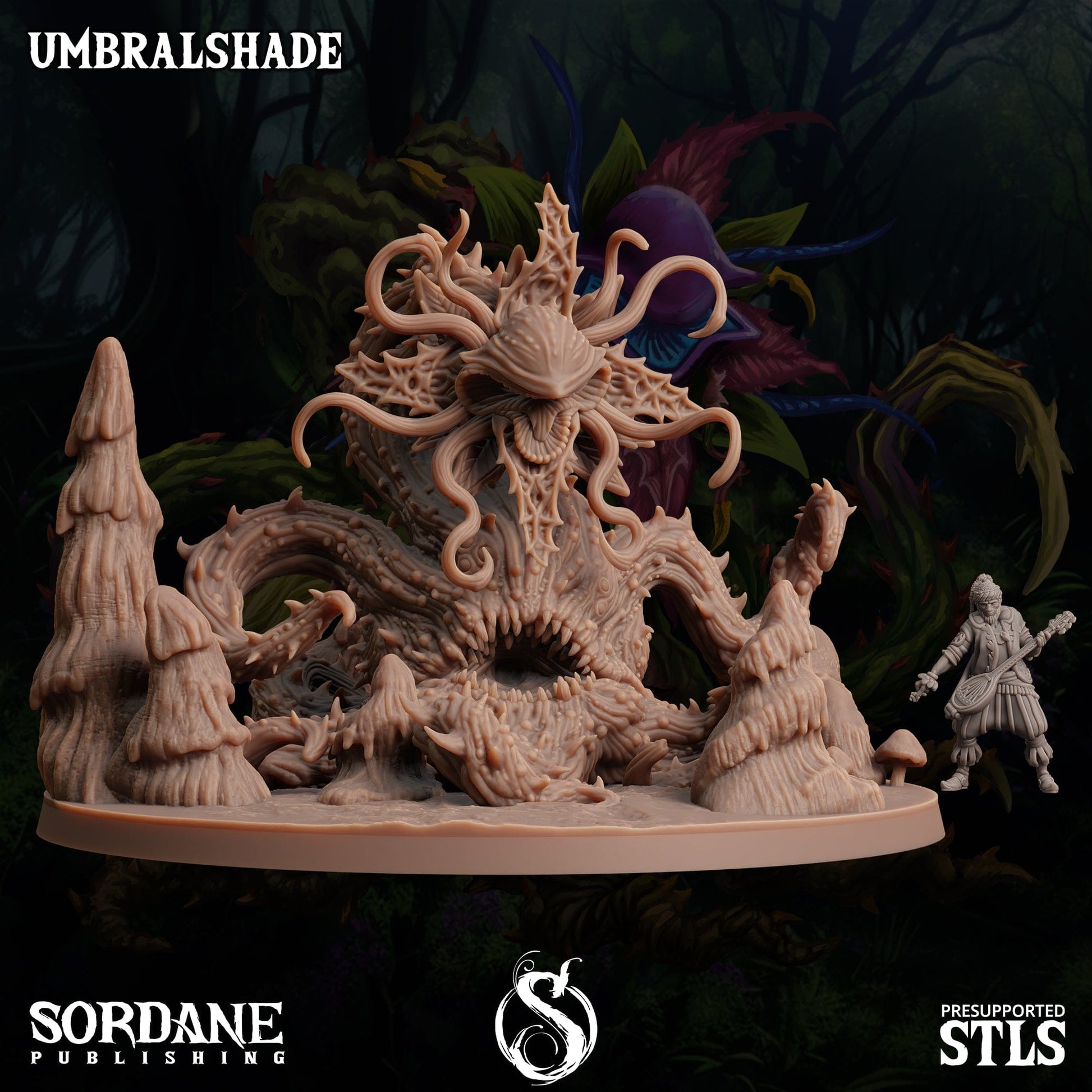 3D Printed Sordane Publishing Umbralshade 28 32mm D&D - 3D Printing Boss 