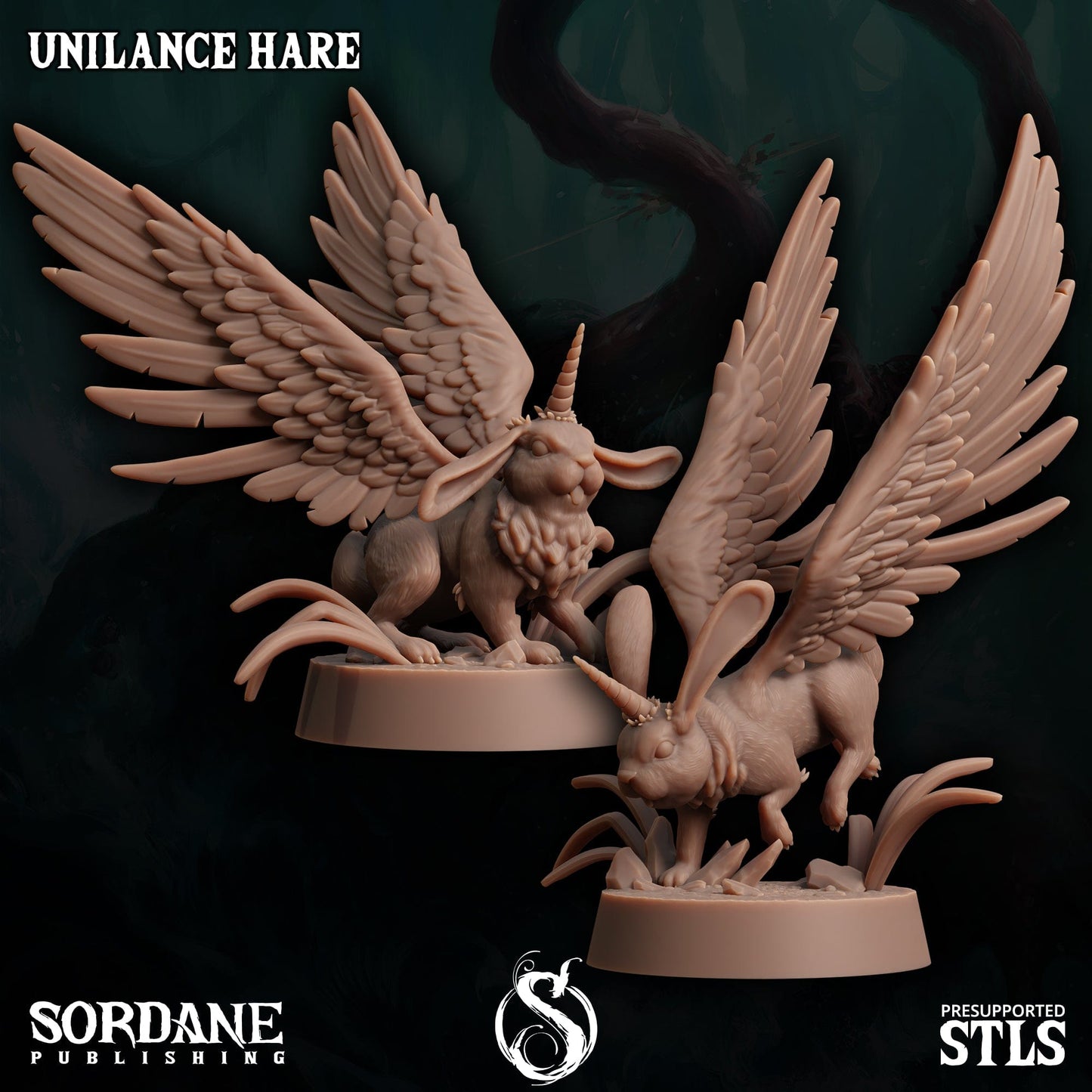 3D Printed Sordane Publishing Unilance Hare 28 32mm D&D - 3D Printing Boss 