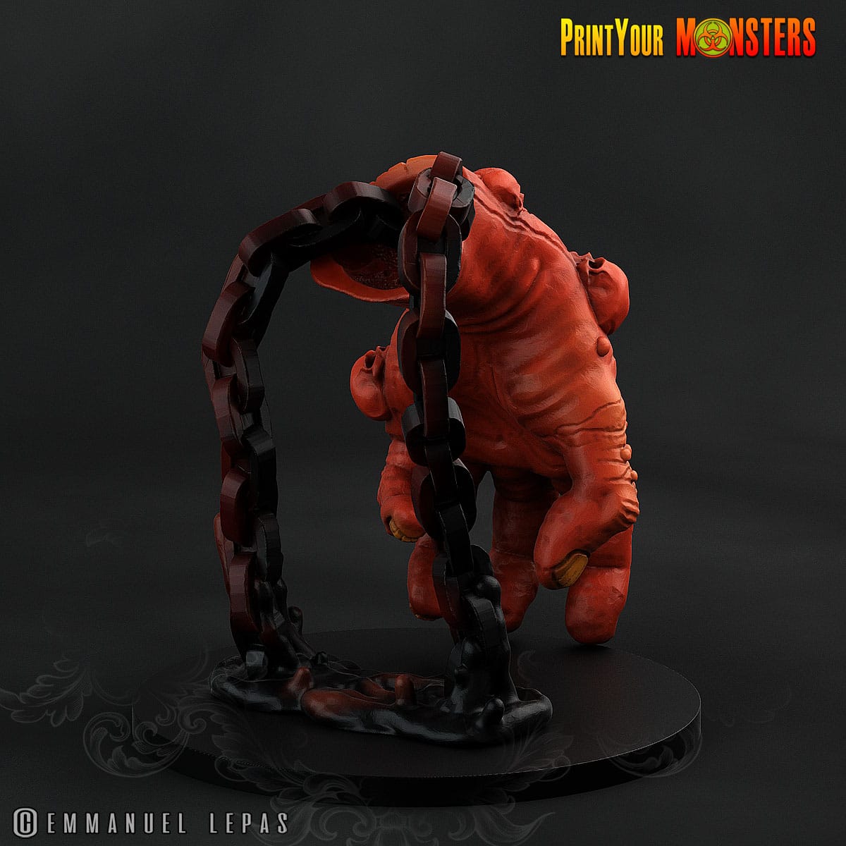 3D PrintedPrint your Monster The Abyssal Hand Horrors - Oculomains Chained Guardians 28mm 32mm D&D - 3D Printing Boss 