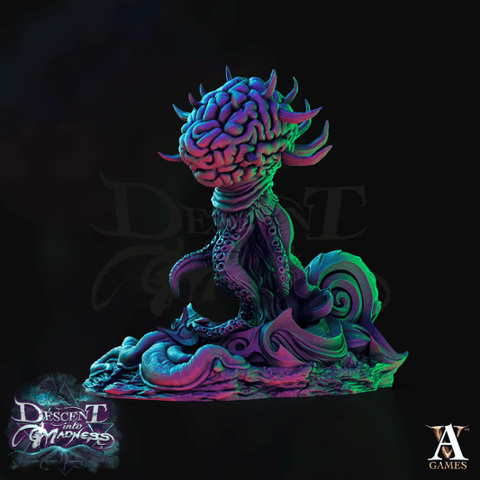 3DPrinted Archvillain Games Descent into Madness - Elder Brain 28mm 32mm D&D - 3D Printing Boss 