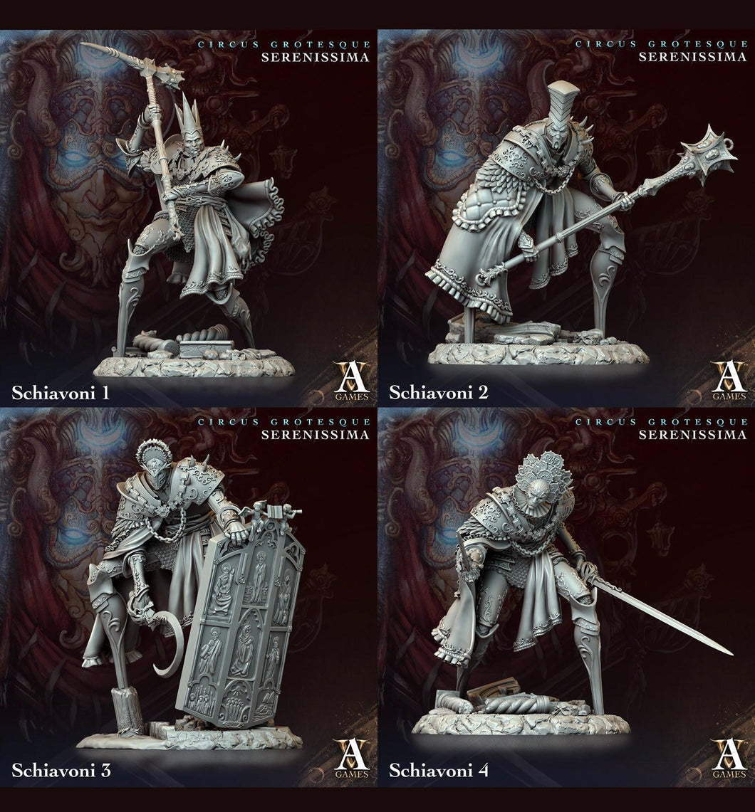 3D Printed Archvillain Games Circus Grotesque - Serenissima Schiavoni 28 32mm D&D - Charming Terrain
