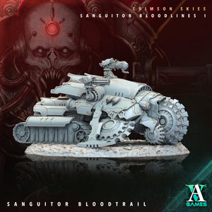 3D Printed Archvillain Games Sanguitor Bloodtrail Crimson Skies - Sanguitor Bloodlines Bloodright - Anathema 28 32mm D&D - Charming Terrain