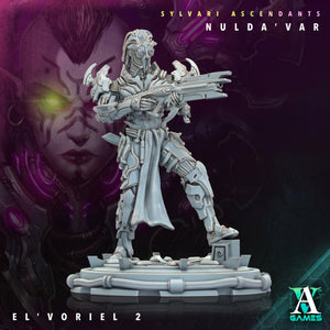3D Printed Archvillain Games Sylvari Ascendants - Nulda Var El Voriel 28 32mm D&D - Charming Terrain