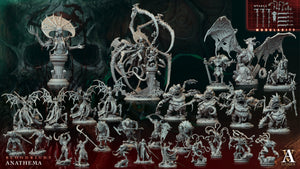 3D Printed Archvillain Games Voidblood Loathkin Bloodright - Anathema 28 32mm D&D - Charming Terrain