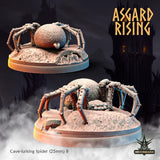 3D Printed Asgard Rising Cave-Lurking Spiders Set 1 28 32 mm Wargaming DnD - Charming Terrain