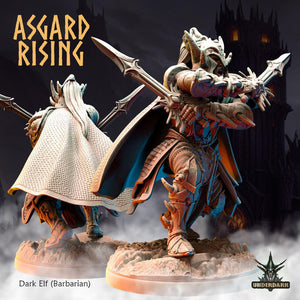 3D Printed Asgard Rising Dark Elves 28 32 mm Wargaming DnD - Charming Terrain