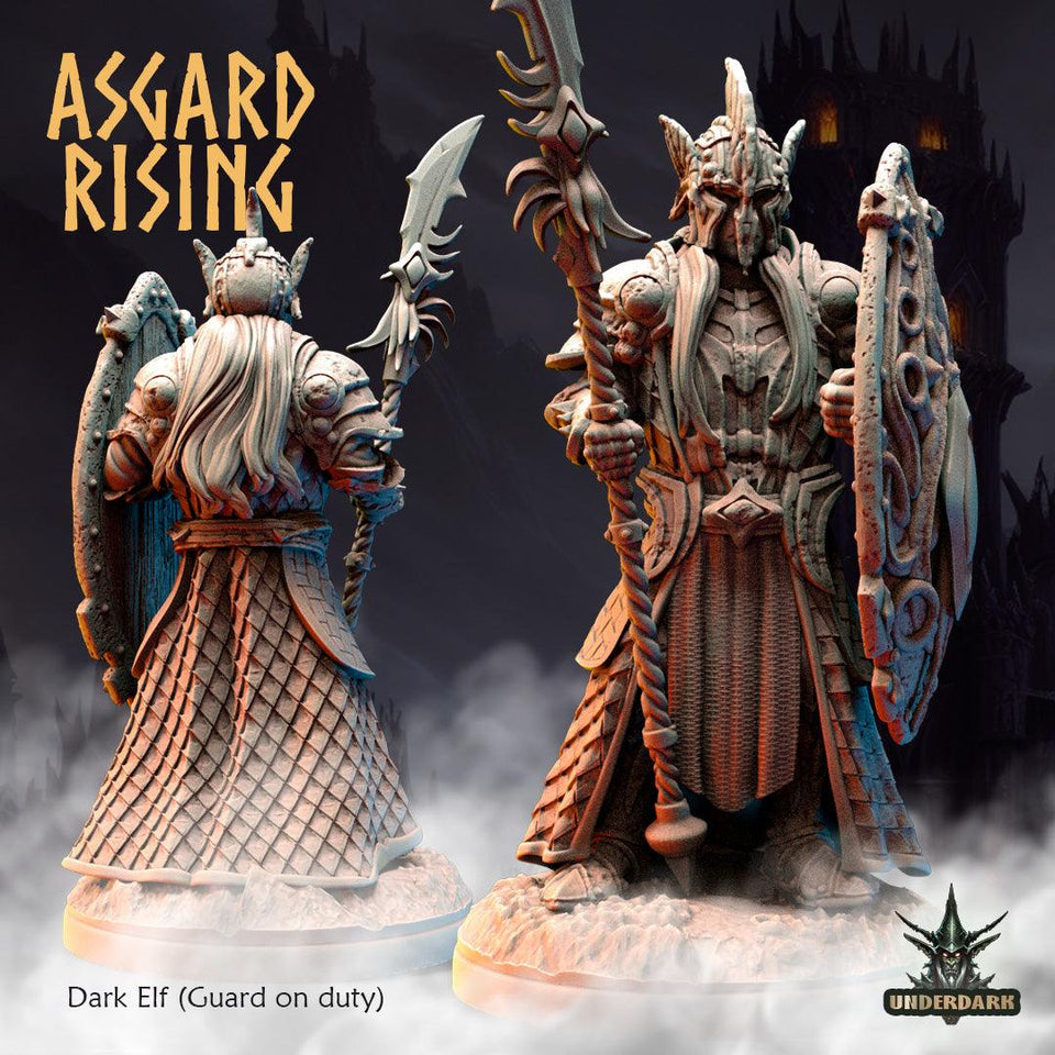 3D Printed Asgard Rising Dark Elves 28 32 mm Wargaming DnD - Charming Terrain