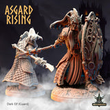 3D Printed Asgard Rising Dark Elves 28 32 mm Wargaming DnD - Charming Terrain