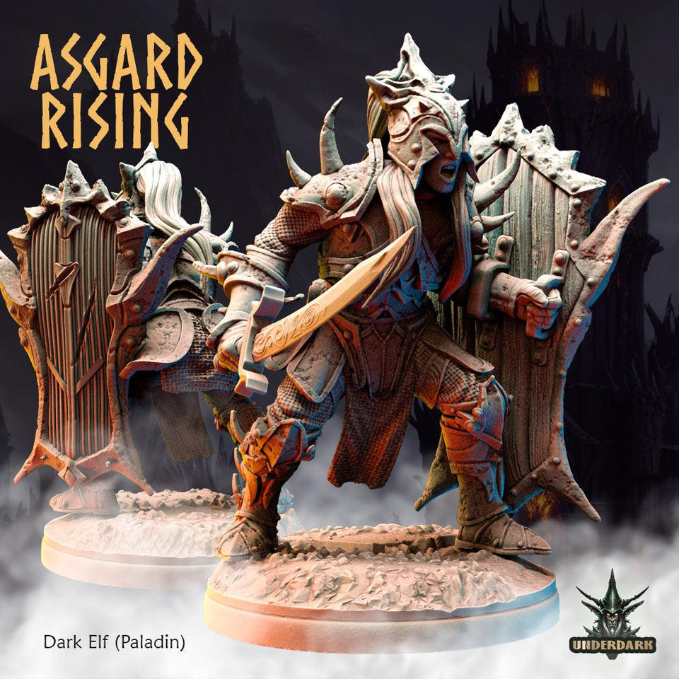 3D Printed Asgard Rising Dark Elves 28 32 mm Wargaming DnD - Charming Terrain