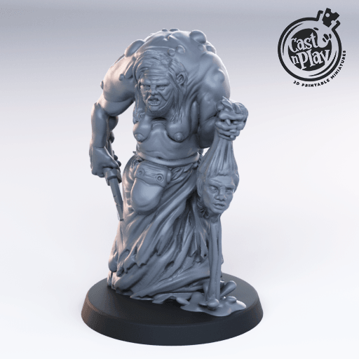 3D Printed Cast n Play Monster - Dryad Hag 1 & Slim Hag 28mm 32mm D&D - Charming Terrain