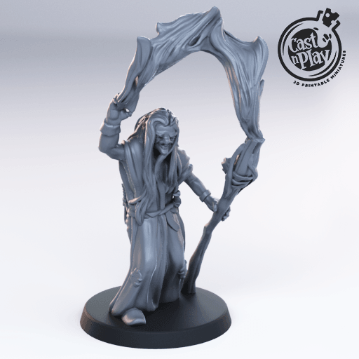 3D Printed Cast n Play Monster - Dryad Hag 1 & Slim Hag 28mm 32mm D&D - Charming Terrain