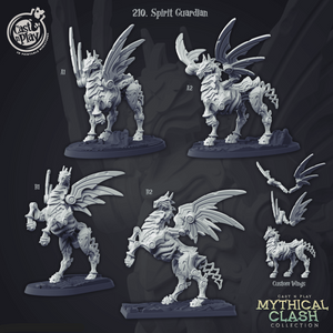 3D Printed Cast n Play Mythical Clash Collection - Spiritual Guardian 28mm 32mm D&D - Charming Terrain