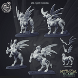 3D Printed Cast n Play Mythical Clash Collection - Spiritual Guardian 28mm 32mm D&D - Charming Terrain