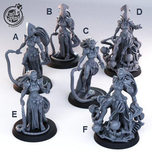 3D Printed Cast n Play Necromancers Set 28mm 32mm D&D - Charming Terrain