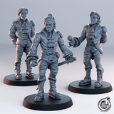 3D Printed Cast n Play Noble Male Townsfolk 28mm 32mm D&D - Charming Terrain