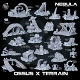 3D Printed Cast n Play Ossus X Terrain Nebula All Out War 28mm 32mm D&D - Charming Terrain