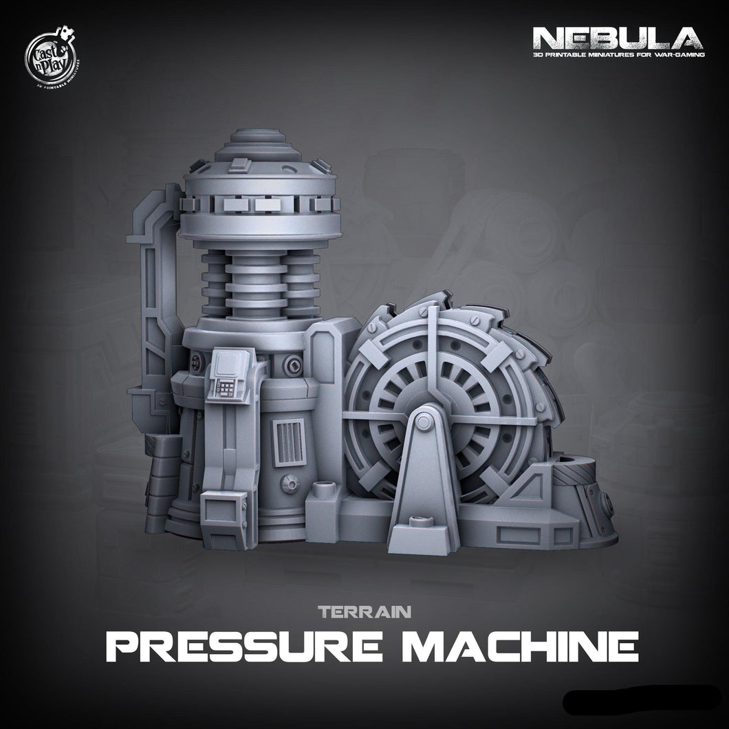 3D Printed Cast n Play Pressure Machine Nebula Origins 28mm 32mm D&D - Charming Terrain