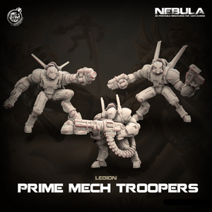 3D Printed Cast n Play Prime Mech Troopers Nebula Origins 28mm 32mm D&D - Charming Terrain
