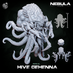 3D Printed Cast n Play Res'Ai Hive Gehenna (Titan) Nebula All Out War 28mm 32mm D&D - Charming Terrain