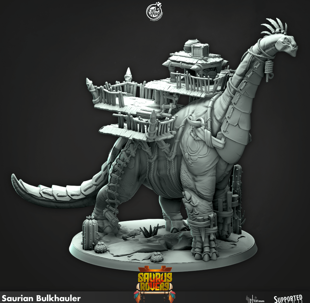 3D Printed Cast n Play Saurian Bulkhauler Saurus Rovers Set 28mm 32mm D&D - Charming Terrain