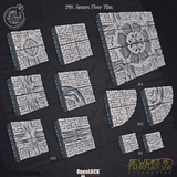 3D Printed Cast n Play Sewers of Thamarya - Sewer Floor Tiles 28mm 32mm D&D - Charming Terrain