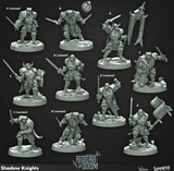 3D Printed Cast n Play Shadow Knights Riders of Doom Set 28mm 32mm D&D - Charming Terrain