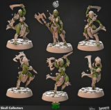3D Printed Cast n Play Skull Collectors Iron Skull Orcs 28mm 32mm D&D - Charming Terrain