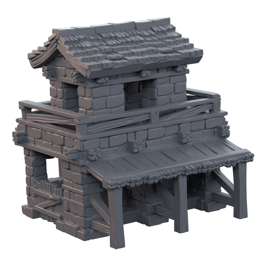 3D Printed Cast n Play Stable Townsfolk 28mm 32mm D&D - Charming Terrain