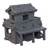 3D Printed Cast n Play Stable Townsfolk 28mm 32mm D&D - Charming Terrain