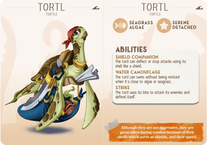 3D Printed Cast n Play Tortl - Turtle Companions 28mm 32mm D&D - Charming Terrain