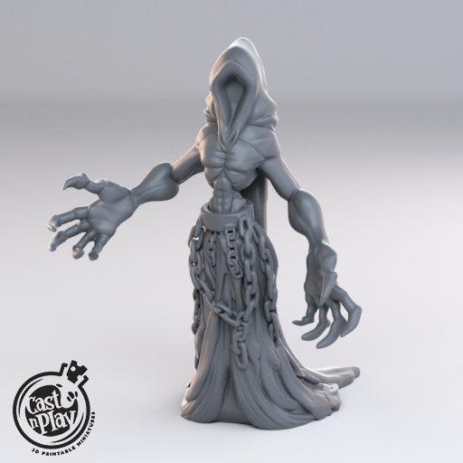 3D Printed Cast n Play Undead Spirits 28mm 32mm D&D - Charming Terrain