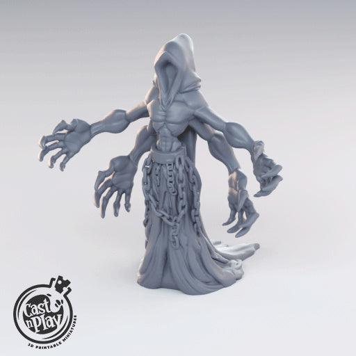 3D Printed Cast n Play Undead Spirits 28mm 32mm D&D - Charming Terrain