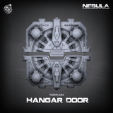 3D Printed Cast n Play Underground Hangar Door Nebula Origins 28mm 32mm D&D - Charming Terrain