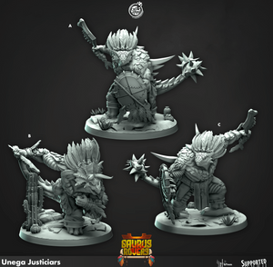 3D Printed Cast n Play Unega Justiciars Saurus Rovers Set 28mm 32mm D&D - Charming Terrain